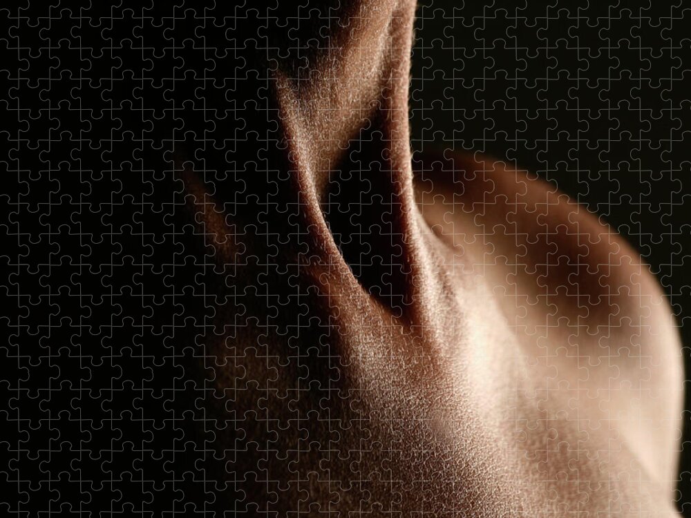 Torso Jigsaw Puzzle featuring the photograph Nude Neck by Win-initiative/neleman