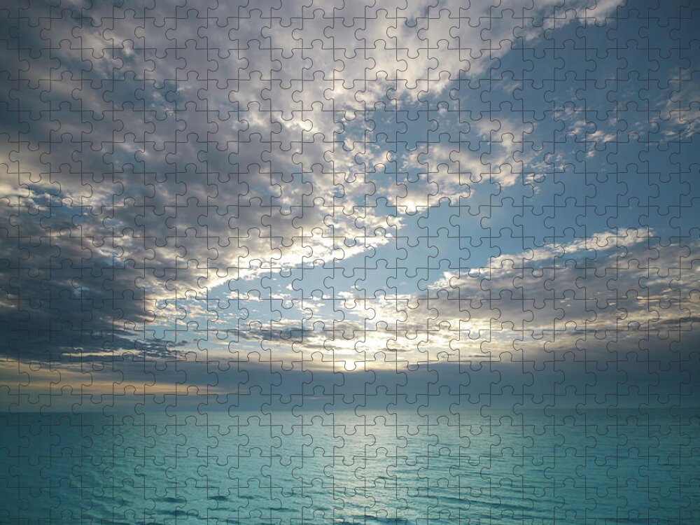 Scenics Jigsaw Puzzle featuring the photograph Ocean And Sky by Sstop