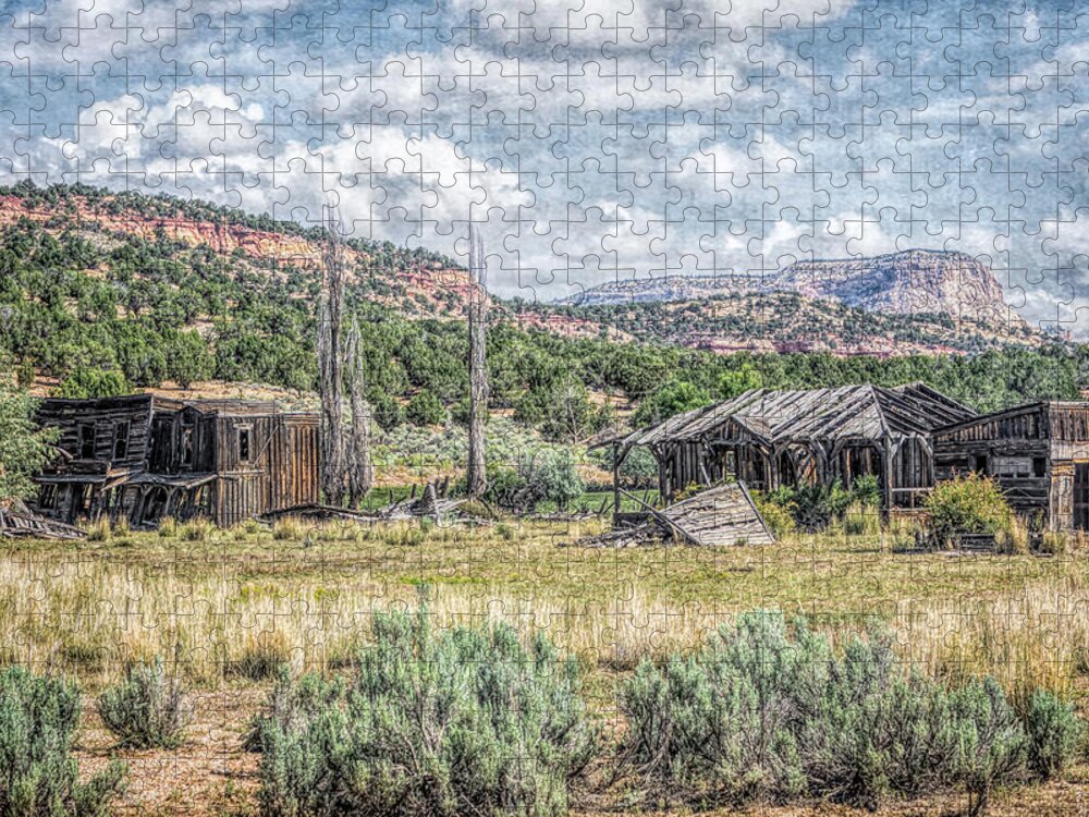 Old Gunsmoke Movie Set - Utah Jigsaw Puzzle by Debra Martz - Pixels Puzzles
