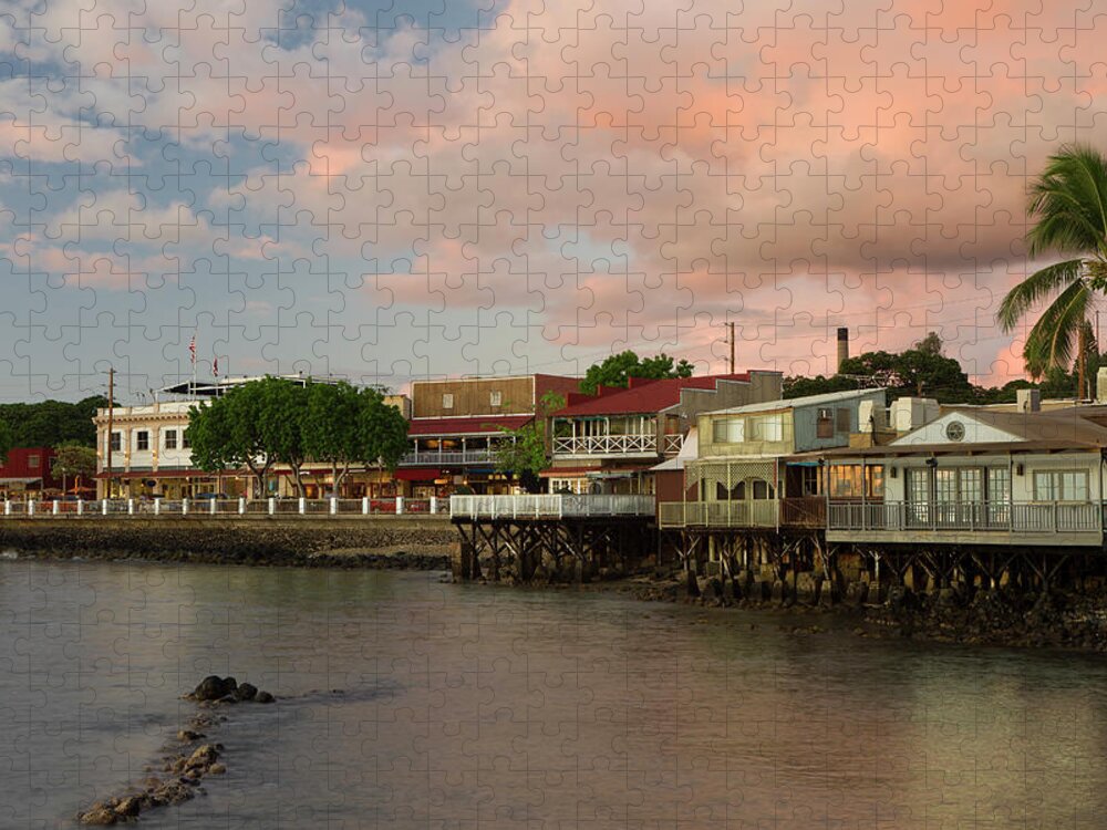 Lahaina Jigsaw Puzzle featuring the photograph Old Lahaina Town by Dustypixel