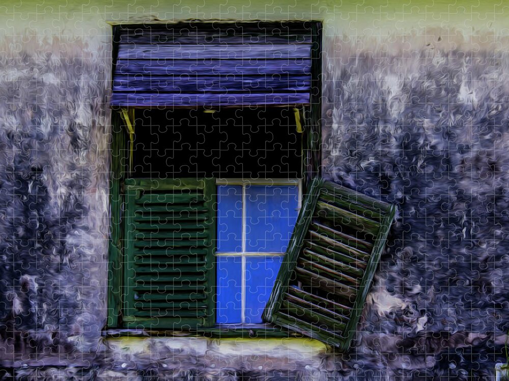 Windows Jigsaw Puzzle featuring the photograph Old window 2 by Stuart Manning