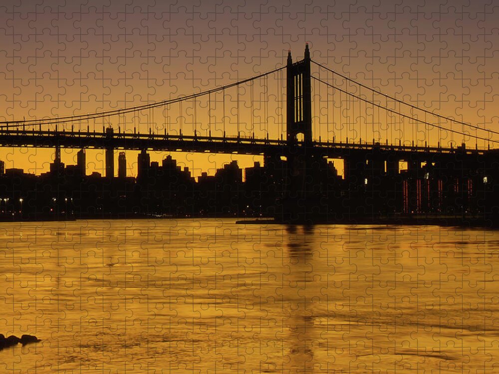 Gold Jigsaw Puzzle featuring the photograph Oro Sunset by Cate Franklyn