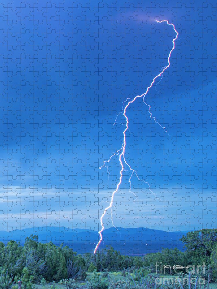 Natanson Jigsaw Puzzle featuring the photograph Ortiz Lightening by Steven Natanson
