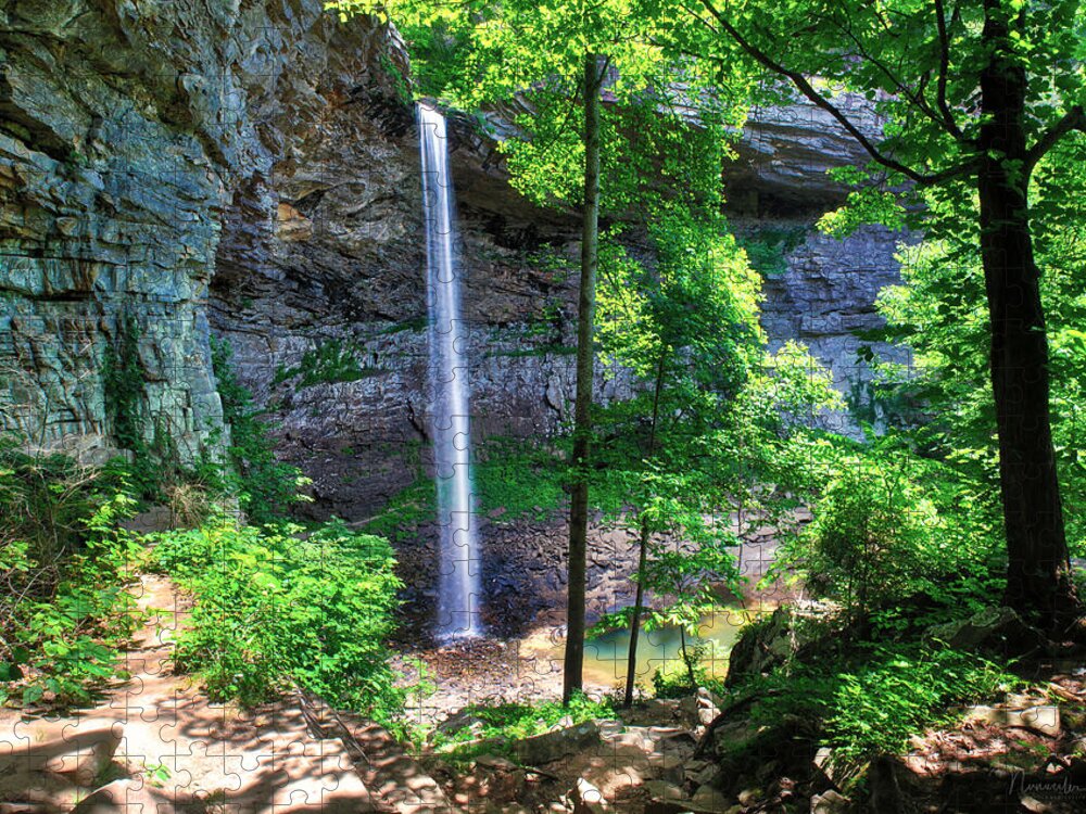 Nunweiler Jigsaw Puzzle featuring the photograph Ozone Falls by Nunweiler Photography