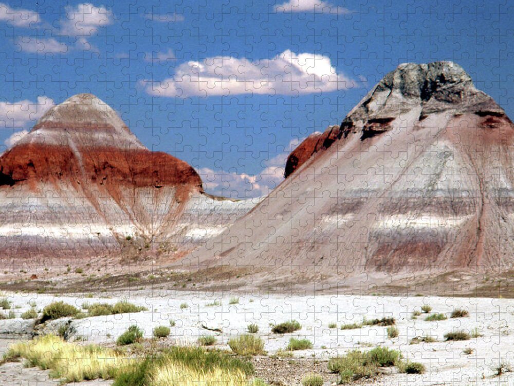 Painted Desert Jigsaw Puzzle featuring the photograph Painted Desert by Jerry Griffin