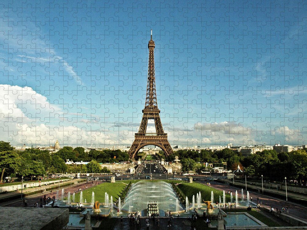 Built Structure Jigsaw Puzzle featuring the photograph Paris by Dian Qi