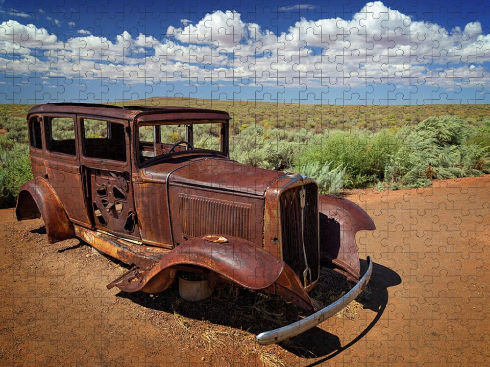 Painted Desert Jigsaw Puzzle featuring the photograph Petrified Forest 18 by Ricky Barnard