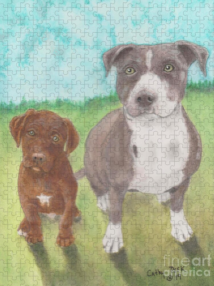 https://render.fineartamerica.com/images/rendered/default/flat/puzzle/images/artworkimages/medium/2/pitbull-mama-and-puppy-dog-cathy-peek-animal-art-cathy-peek.jpg?&targetx=-25&targety=0&imagewidth=801&imageheight=1000&modelwidth=750&modelheight=1000&backgroundcolor=A4A375&orientation=1&producttype=puzzle-18-24&brightness=444&v=6