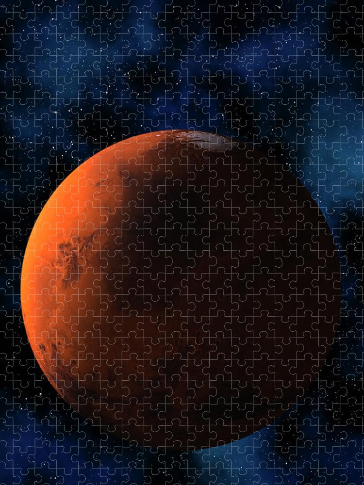 Planet Mars Jigsaw Puzzle by Antonio M. Rosario - Photos.com