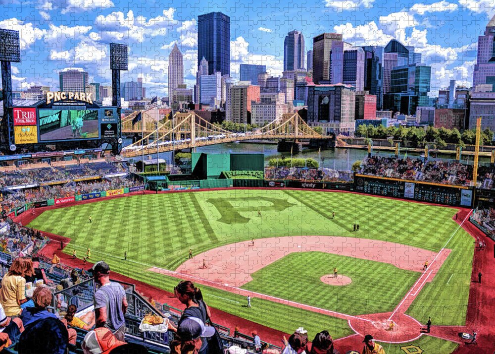 PNC Park Pittsburgh Pirates Baseball Ballpark Stadium Jigsaw Puzzle