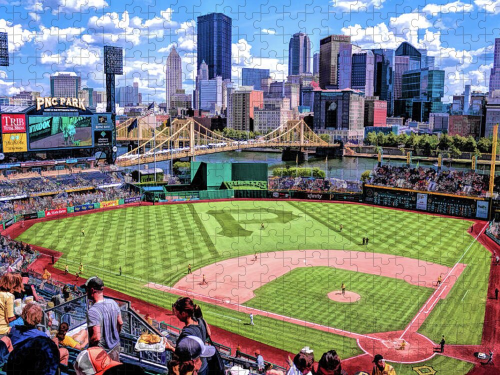 PNC Park Pittsburgh Pirates Baseball Ballpark Stadium Jigsaw Puzzle by  Christopher Arndt - Pixels Puzzles