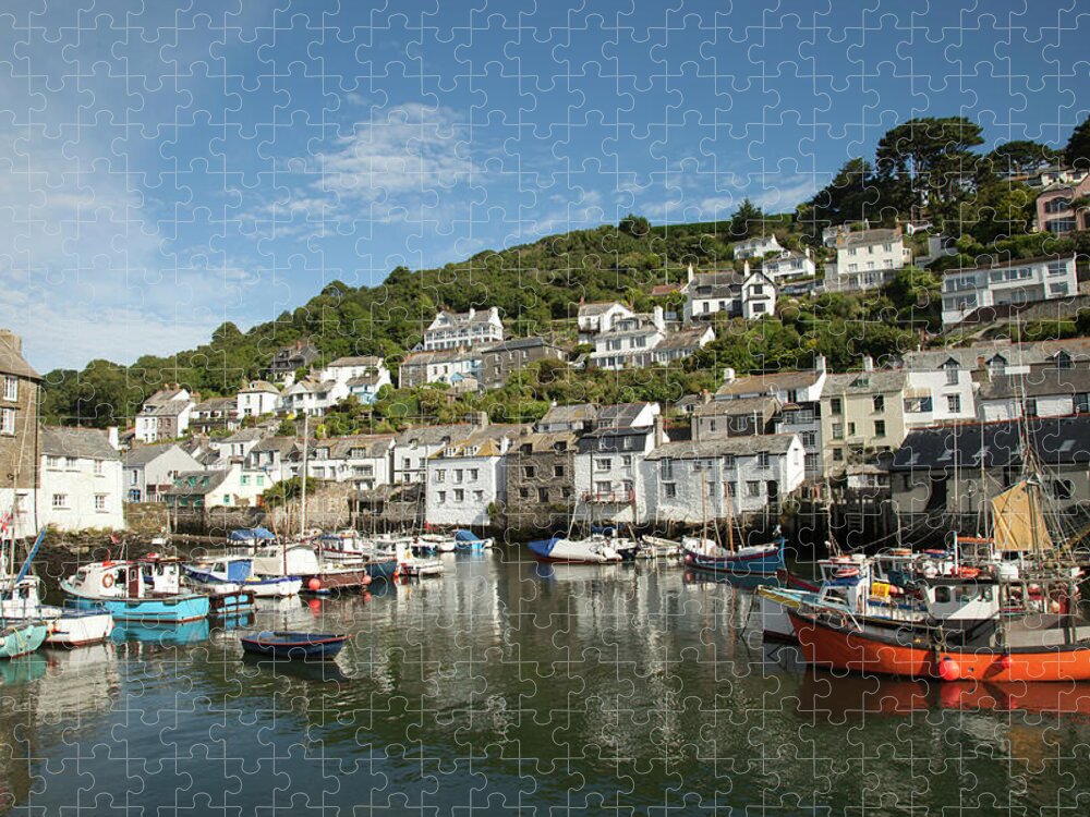 Southwest England Jigsaw Puzzle featuring the photograph Polperro, Cornwall by Paulaconnelly