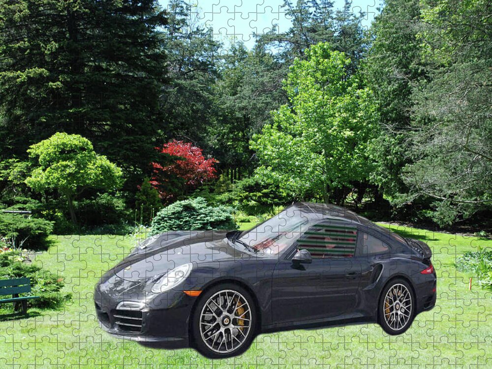 Automobiles Jigsaw Puzzle featuring the photograph Porshe Picturesque by Ee Photography