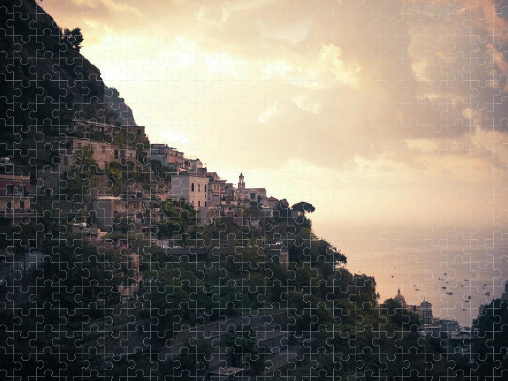 Amalfi Coast Jigsaw Puzzle featuring the photograph Positano by Brzozowska