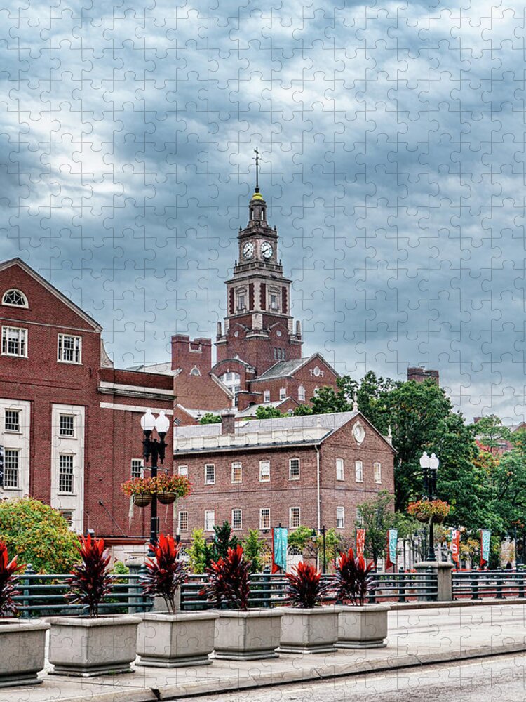 Providence County Courhouse Jigsaw Puzzle featuring the photograph Providence County Courthouse by Sharon Popek