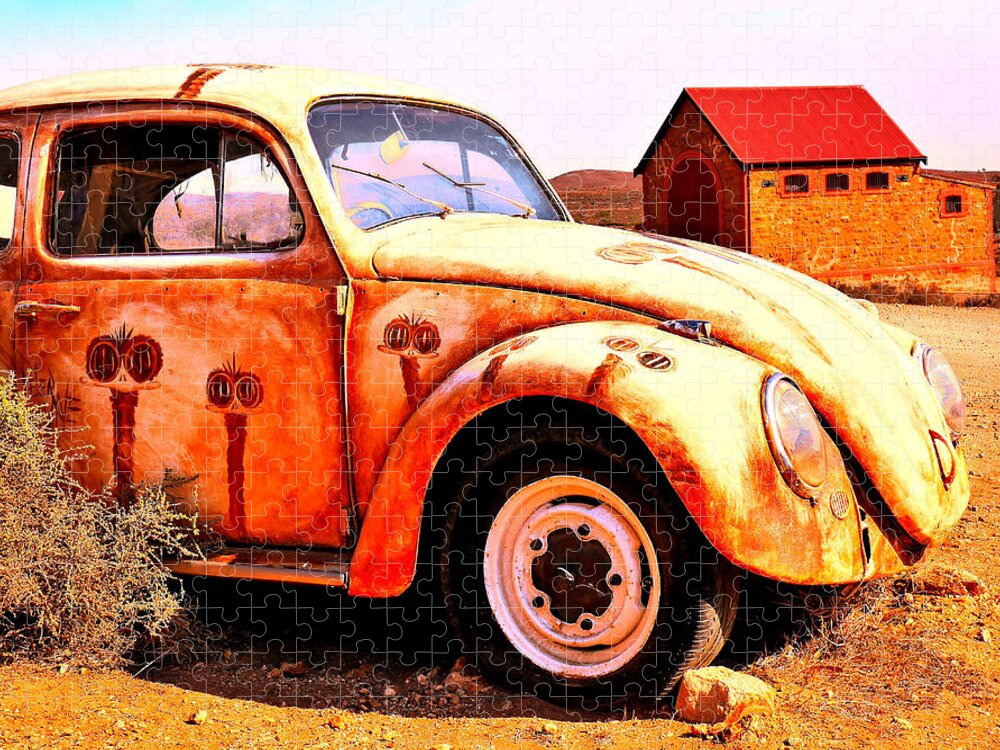 Outback Jigsaw Puzzle featuring the photograph Quirky Cars of The Outback #3 by Lexa Harpell