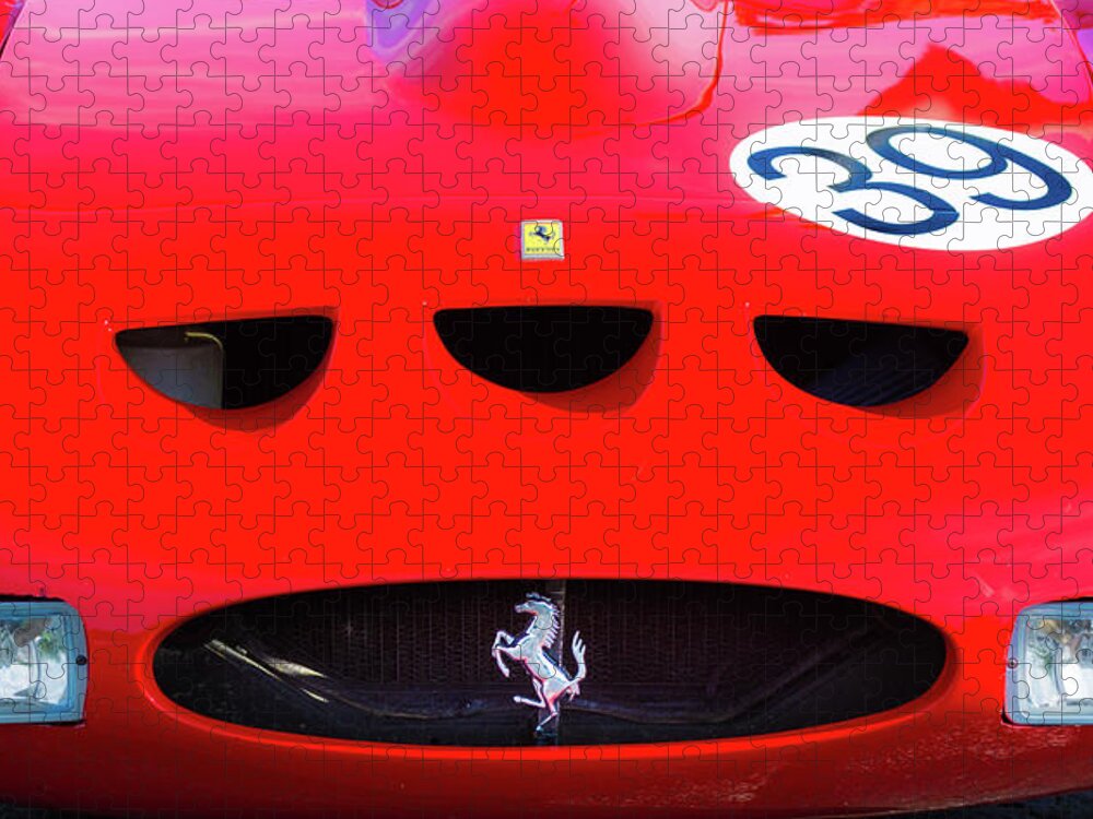 Cars Jigsaw Puzzle featuring the photograph Red 39 by Stewart Helberg