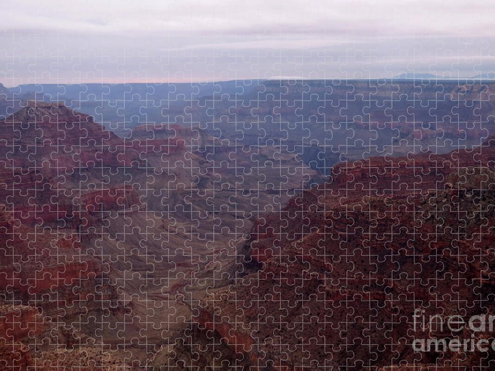 Travel Jigsaw Puzzle featuring the photograph Red Grand Canyon by Mary Mikawoz