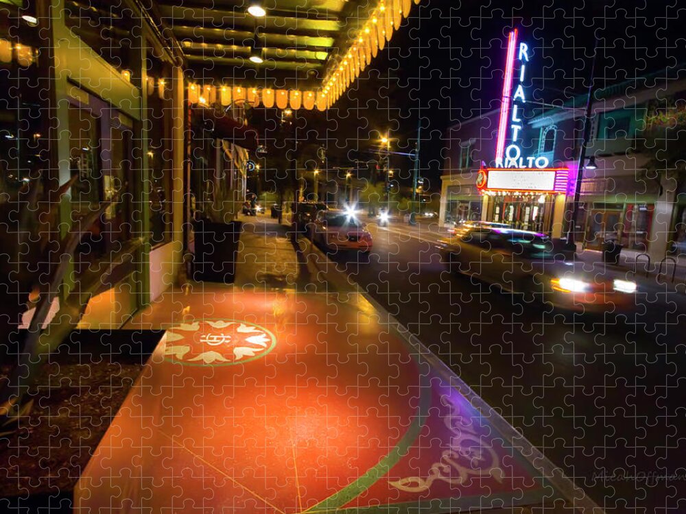 Rialto Theatre Jigsaw Puzzle featuring the photograph Rialto Theatre - Tucson by Micah Offman