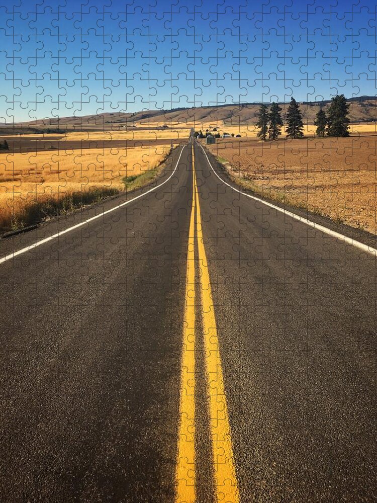 Road Jigsaw Puzzle featuring the photograph Road Trip by Jerry Abbott