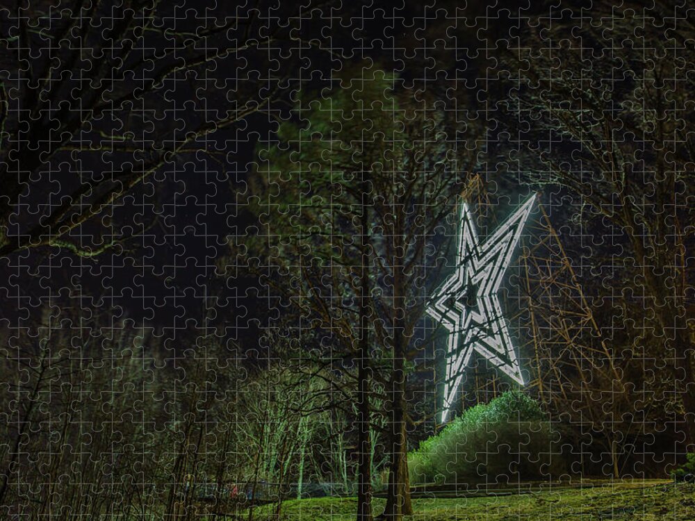 Roanoke Star Jigsaw Puzzle featuring the photograph Roanoke Star by Julieta Belmont