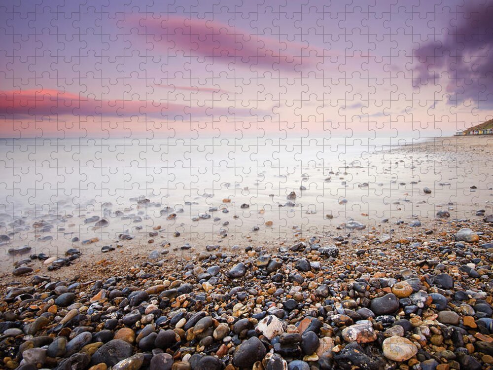 Scenics Puzzle featuring the photograph Rock Beach by A World Of Natural Diversity By Paul Shaw