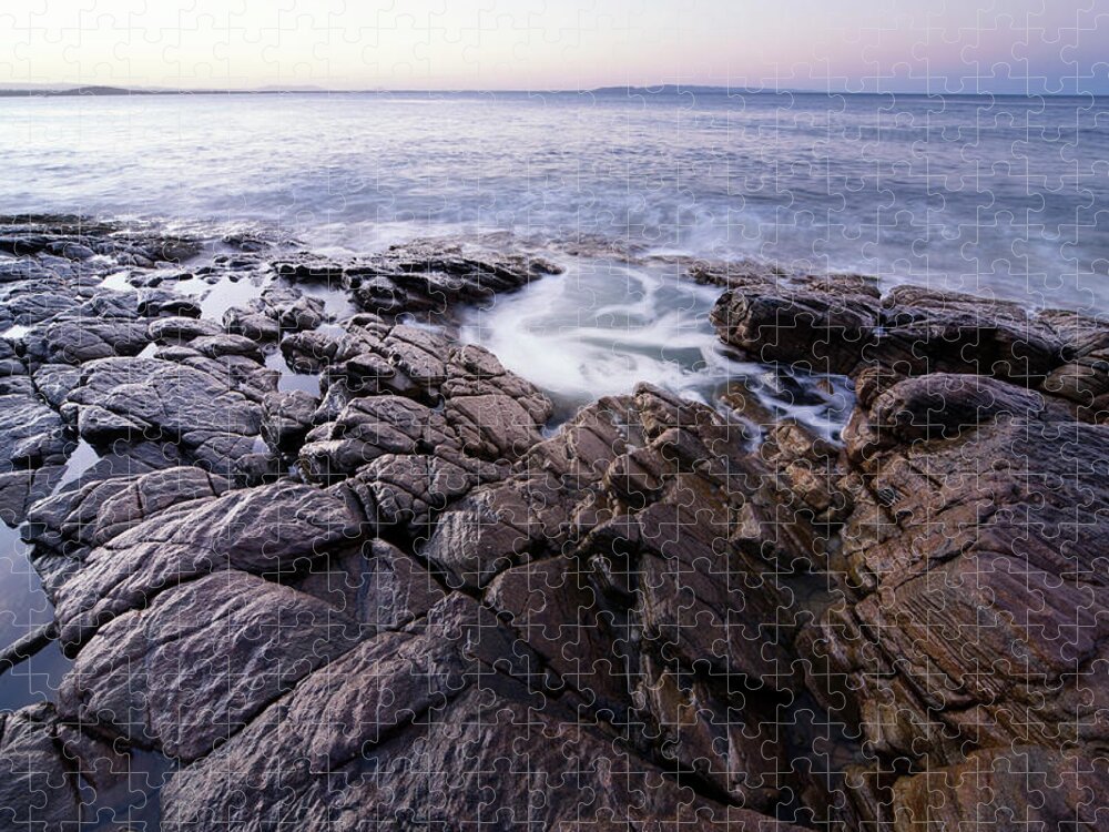 Water's Edge Jigsaw Puzzle featuring the photograph Rock Pools by Quirex