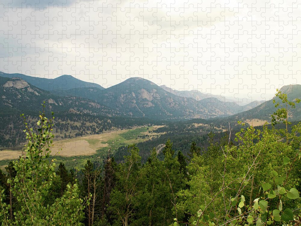 Mountain Jigsaw Puzzle featuring the photograph Rocky Mountain Overlook by Nicole Lloyd