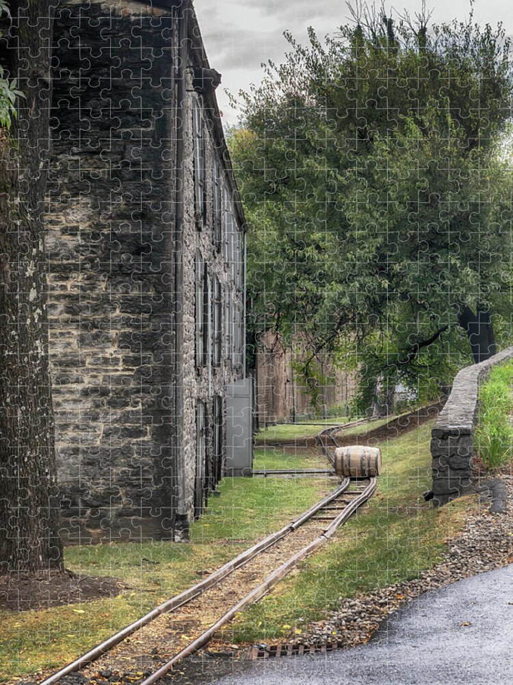 Woodford Reserve Jigsaw Puzzle featuring the photograph Rolling on Down the Line by Susan Rissi Tregoning