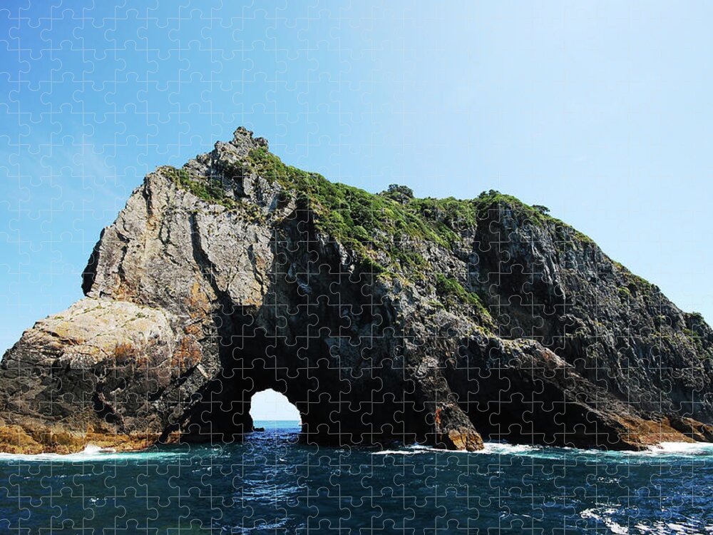 Scenics Jigsaw Puzzle featuring the photograph Round The Bay Of Islands, New Zealand by Tristan Brown