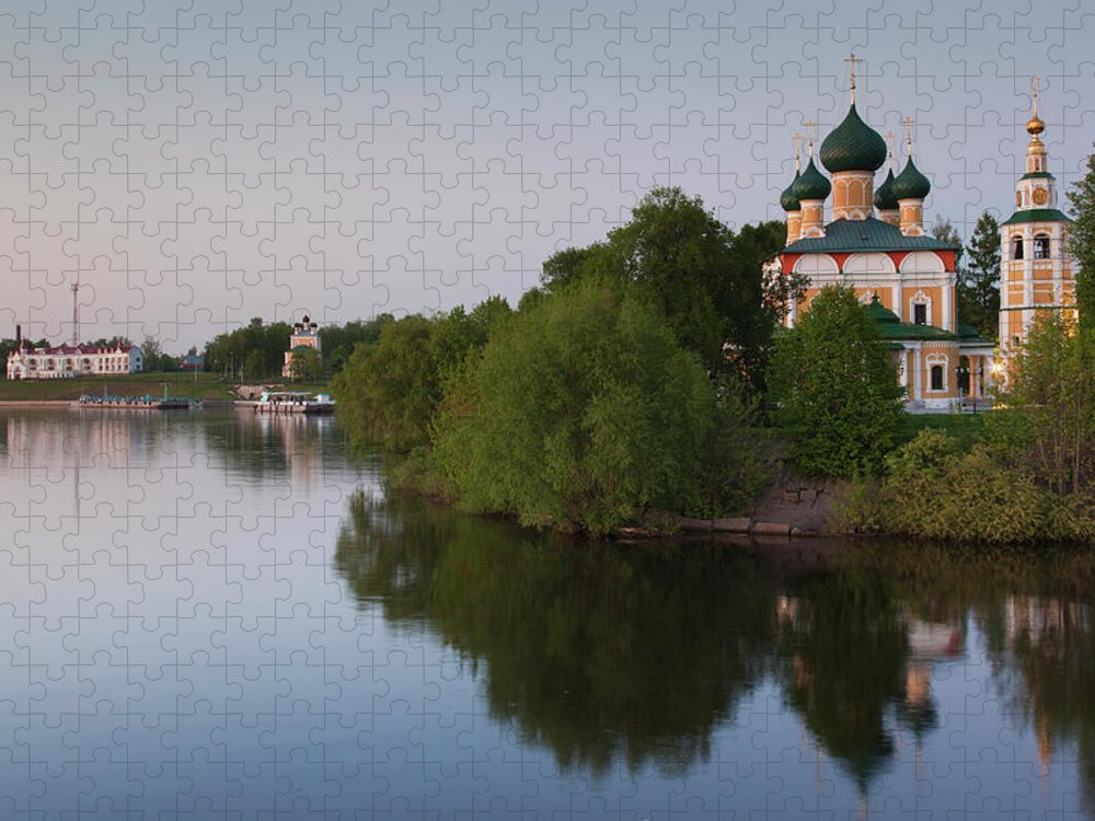 Tranquility Jigsaw Puzzle featuring the photograph Russia, Yaroslavl Oblast, Golden Ring by Walter Bibikow
