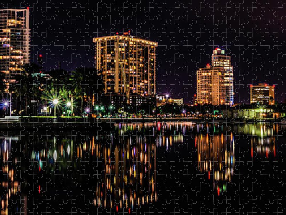 Architechture Jigsaw Puzzle featuring the photograph Saint Petersburg Skyline by Joe Leone