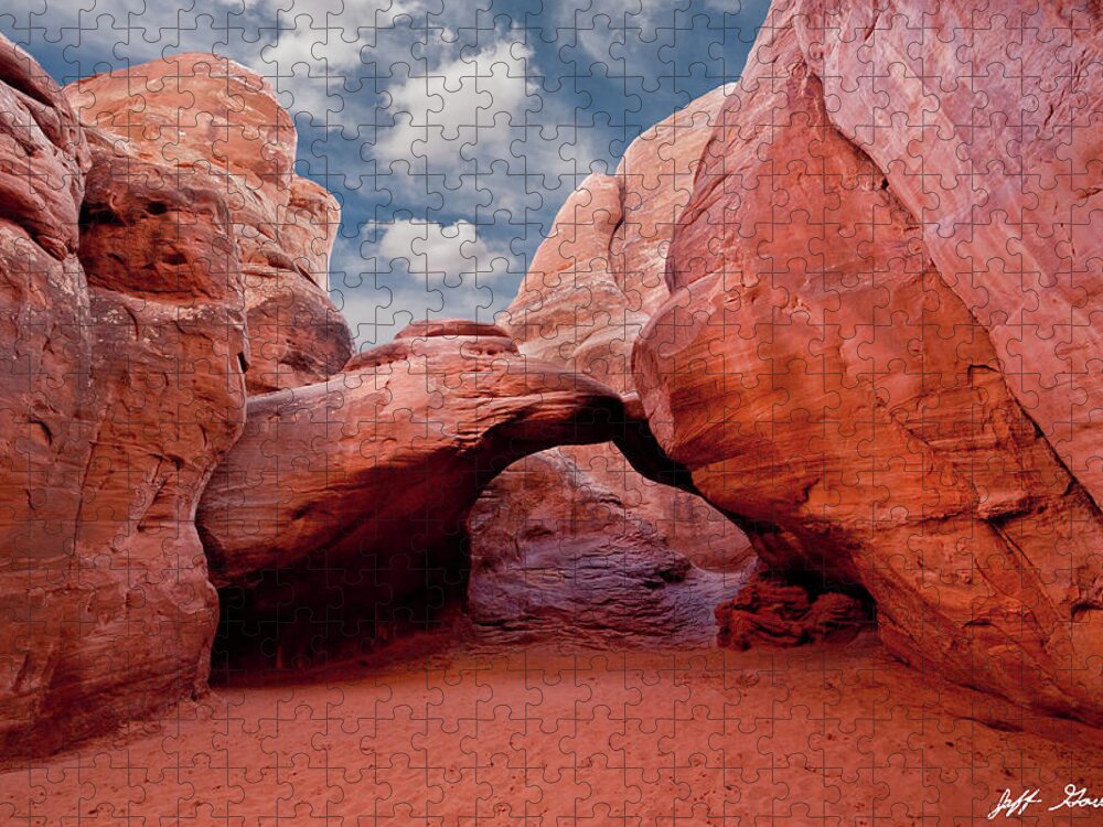 Arch Jigsaw Puzzle featuring the photograph Sand Dune Arch by Jeff Goulden