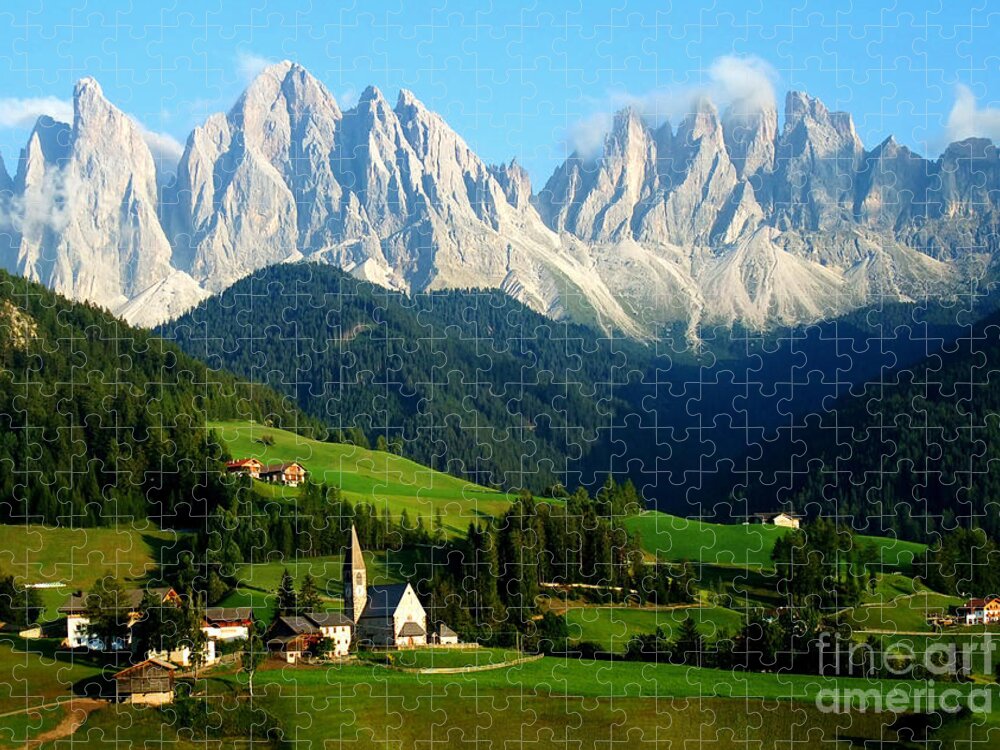 Adige Jigsaw Puzzle featuring the photograph Santa Maddalenasankta Magdalena by Matteo Volpone