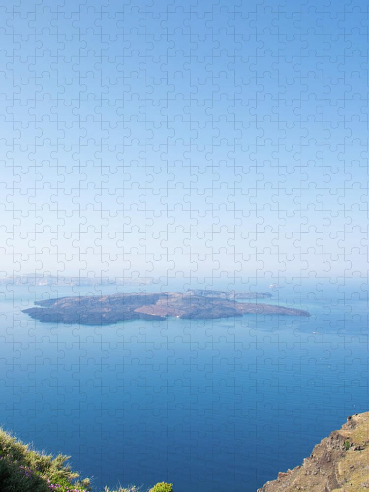 Greece Jigsaw Puzzle featuring the photograph Santorini Archipelago by Lightshows