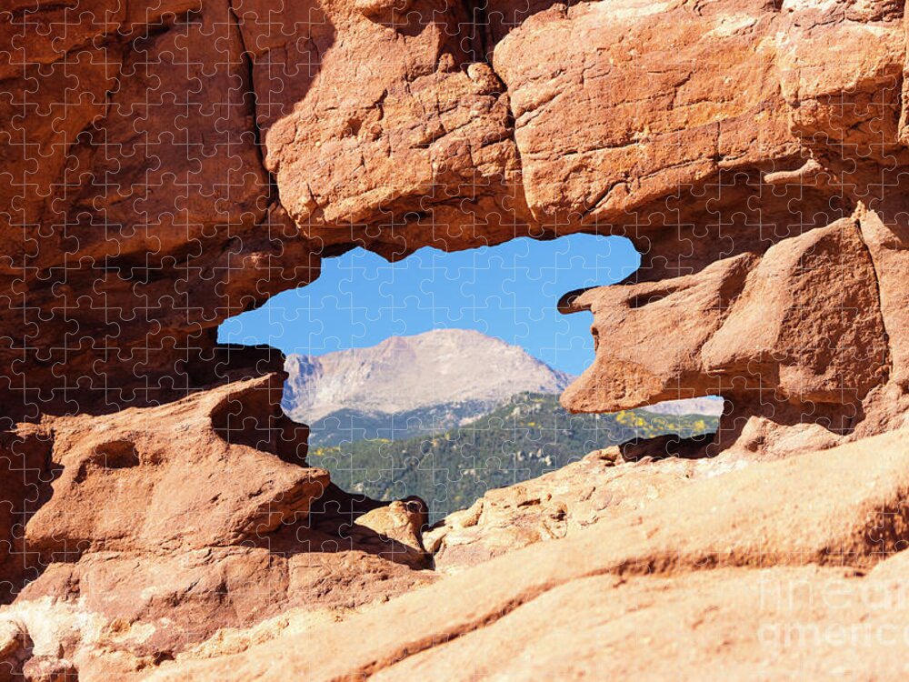 Garden Of The Gods Jigsaw Puzzle featuring the photograph Siamese Twins at Garden of the Gods by Steven Krull