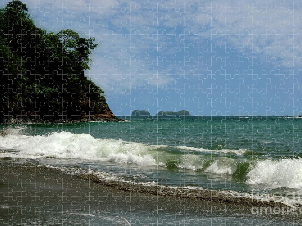 Costa Rica Jigsaw Puzzle featuring the photograph Simple Costa Rica Beach by Ed Taylor