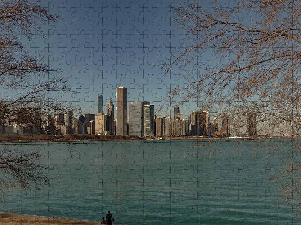 Shedd Aquarium Jigsaw Puzzle featuring the photograph Sitting on a Summer Day by Laura Hedien