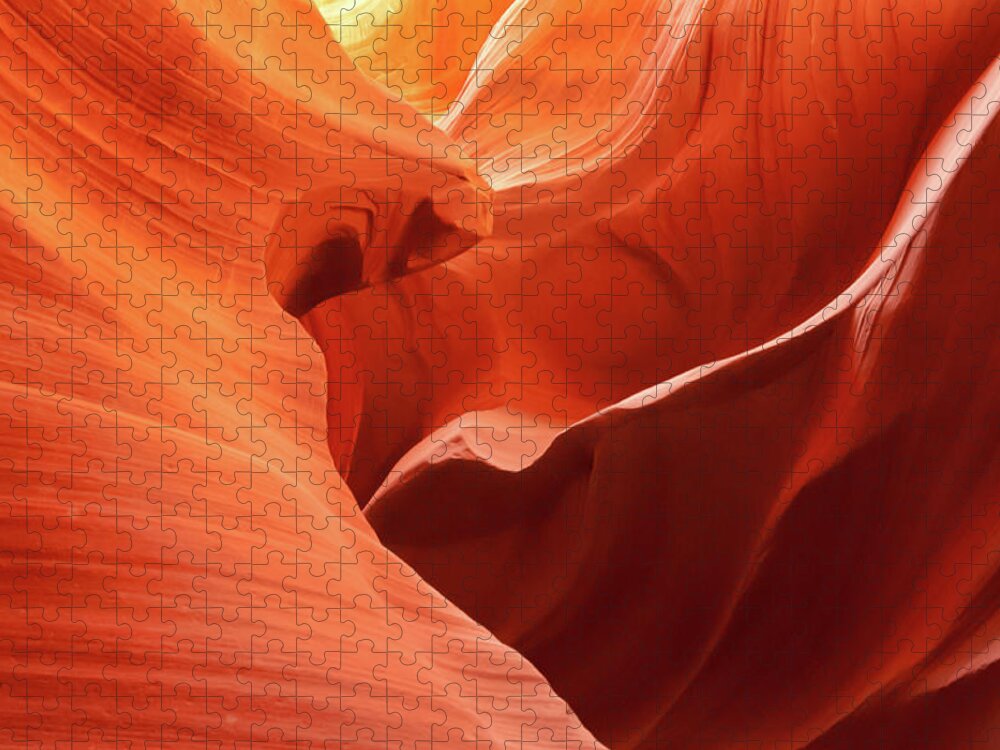 Scenics Jigsaw Puzzle featuring the photograph Slot Canyon by Jim Clark - Jm Clark Photography