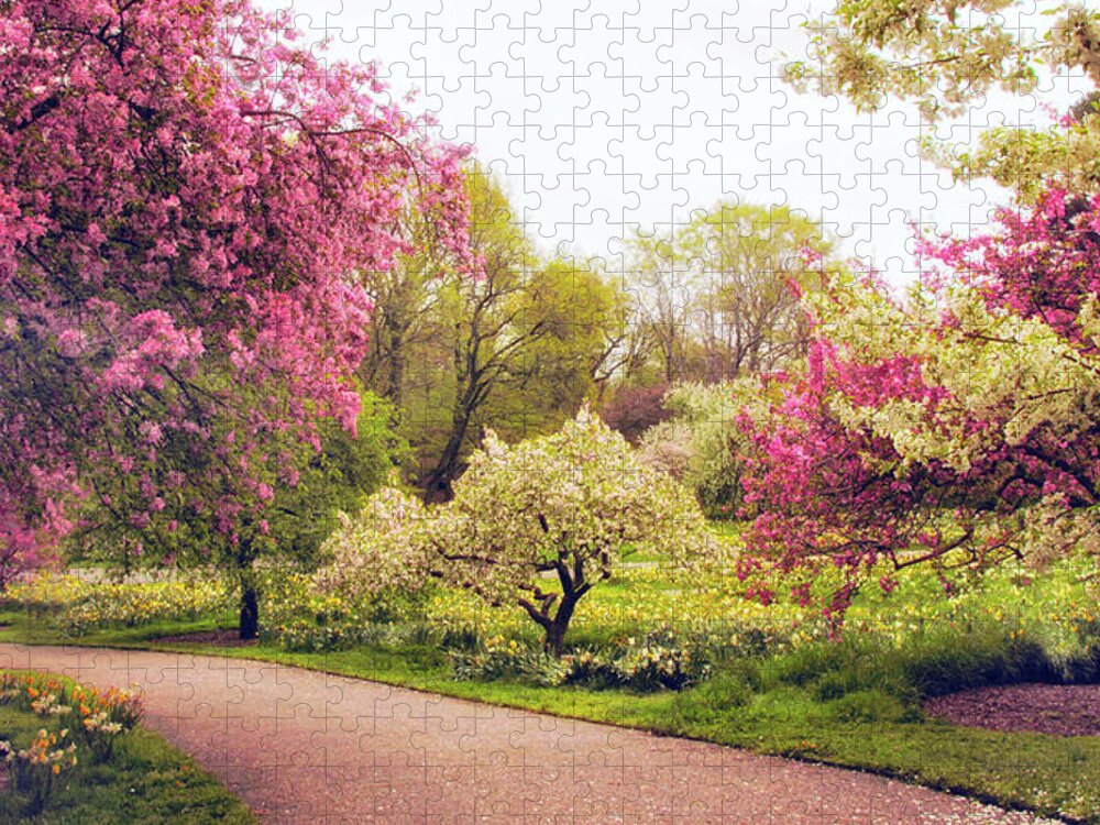 New York Botanical Garden Jigsaw Puzzle featuring the photograph Spring Crescendo by Jessica Jenney