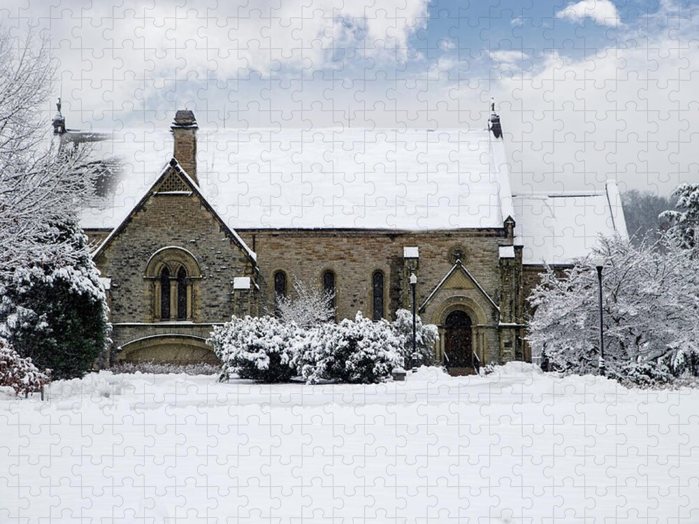Spring Grove Jigsaw Puzzle featuring the photograph Spring Grove Chapel by Ed Taylor