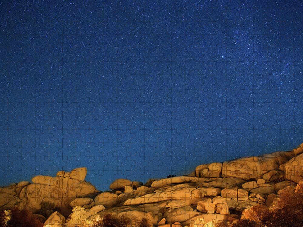 Hidden Valley Campground Jigsaw Puzzle featuring the photograph Stars and rocks by Kunal Mehra