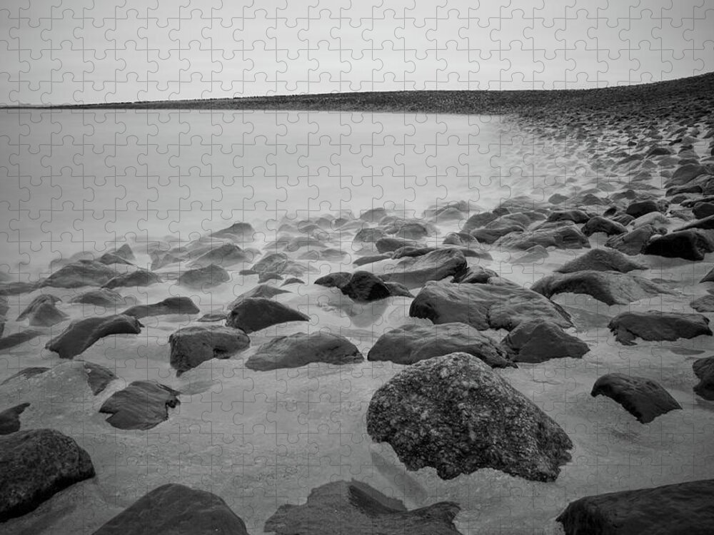 Tranquility Jigsaw Puzzle featuring the photograph Stones In North Sea In Germany by By Felix Schmidt