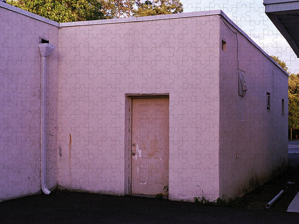 Alley Jigsaw Puzzle featuring the photograph Storage Building, Midland Park, NJ 2018 by Frank Romeo