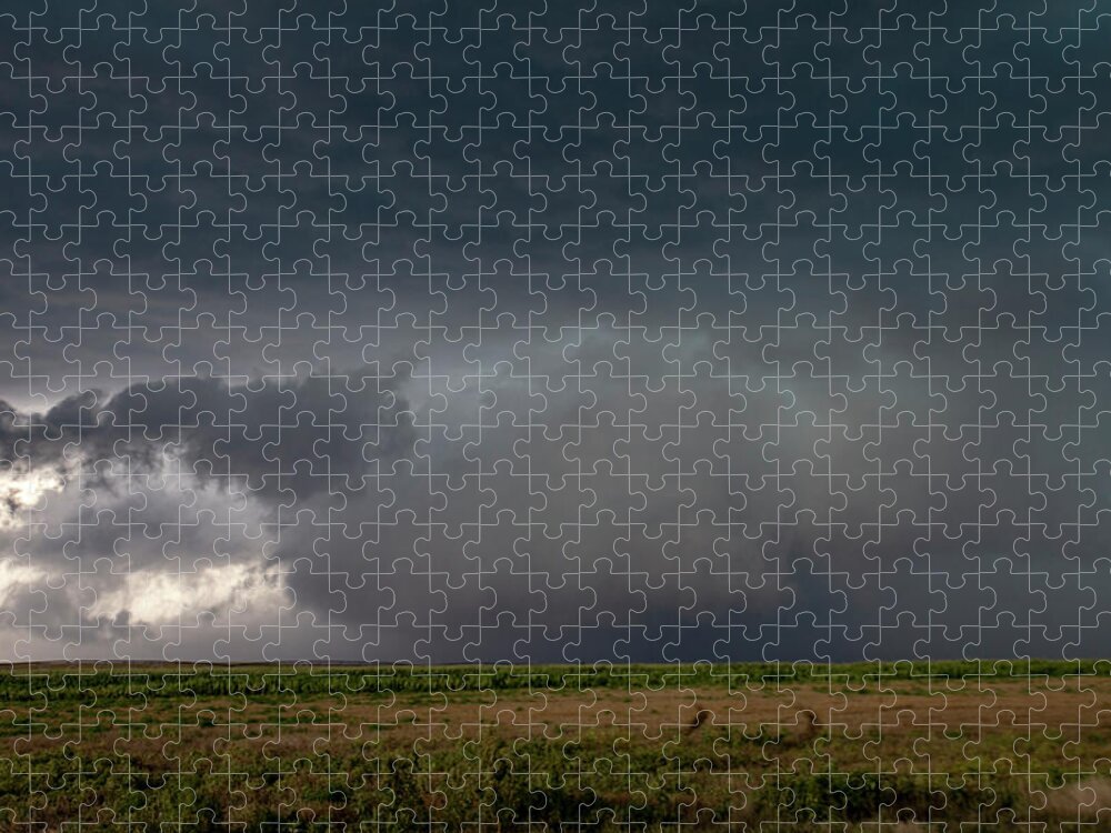 Nebraskasc Jigsaw Puzzle featuring the photograph Storm Chasin in Nader Alley 030 by NebraskaSC