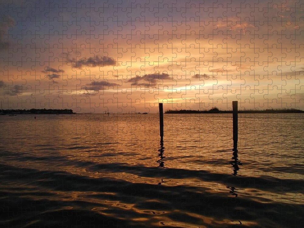 Florida Jigsaw Puzzle featuring the photograph Sunset at Keywest by Bnte Creations