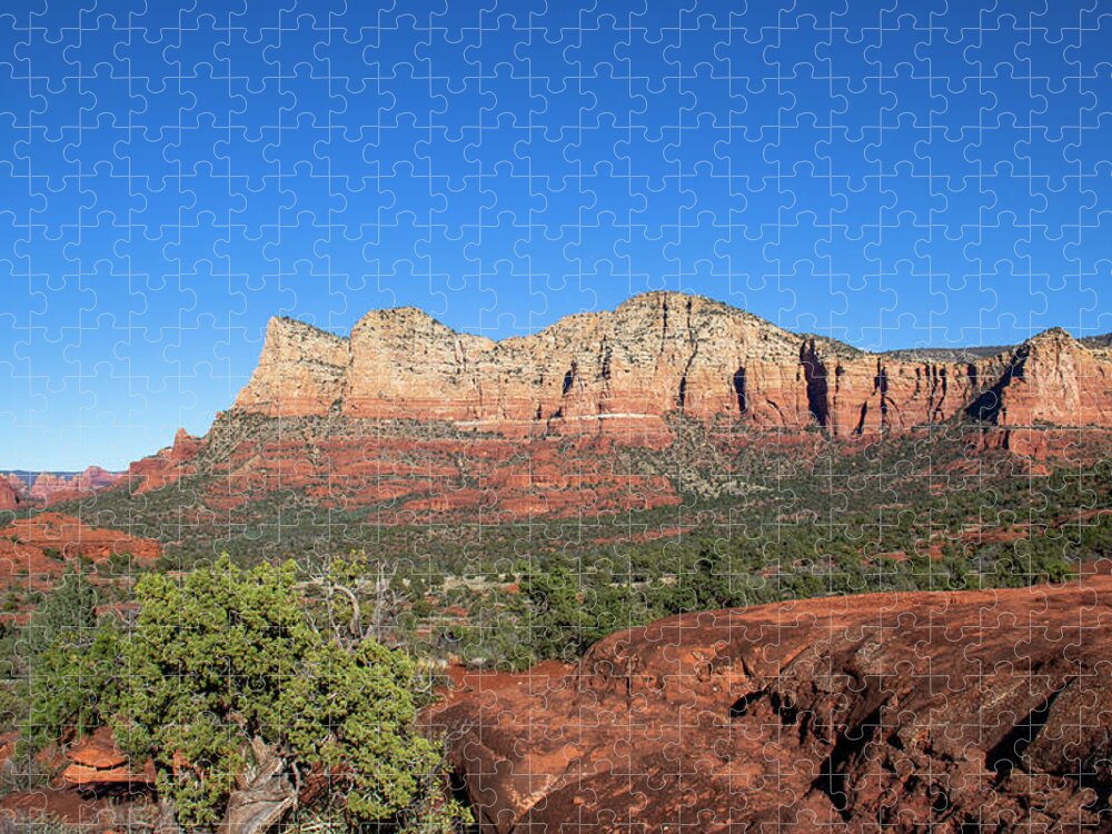 Sedona Jigsaw Puzzle featuring the photograph Sweeping Sedona Landscape by Amy Sorvillo