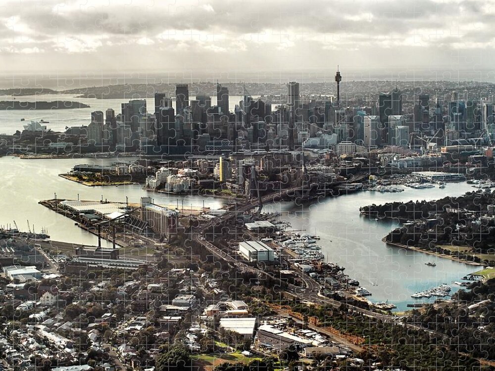 Outdoors Jigsaw Puzzle featuring the photograph Sydney Aerial Landscape by Jesse Swallow