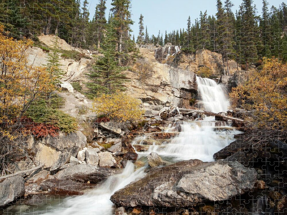 Scenics Jigsaw Puzzle featuring the photograph Tangle Falls by Mysticenergy