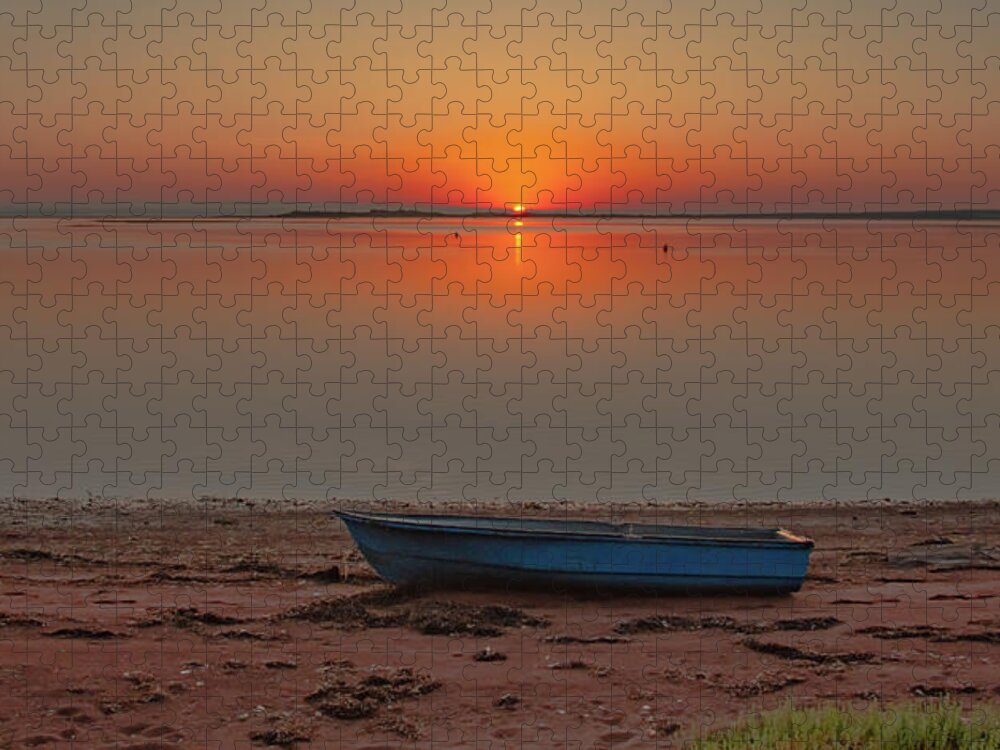 Ocean Jigsaw Puzzle featuring the photograph The Perfect Sunrise by Marcy Wielfaert
